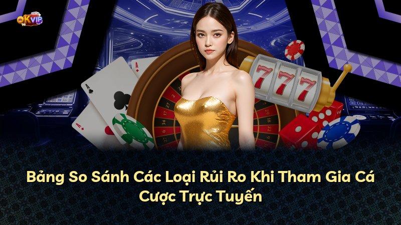 Bảng So Sánh Các Loại Rủi Ro Khi Tham Gia Cá Cược Trực Tuyến